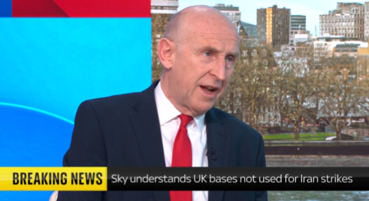 Healey Confirms UK Only Acting Defensively Despite Iranian Attacks on British Servicemen and Cyprus Base