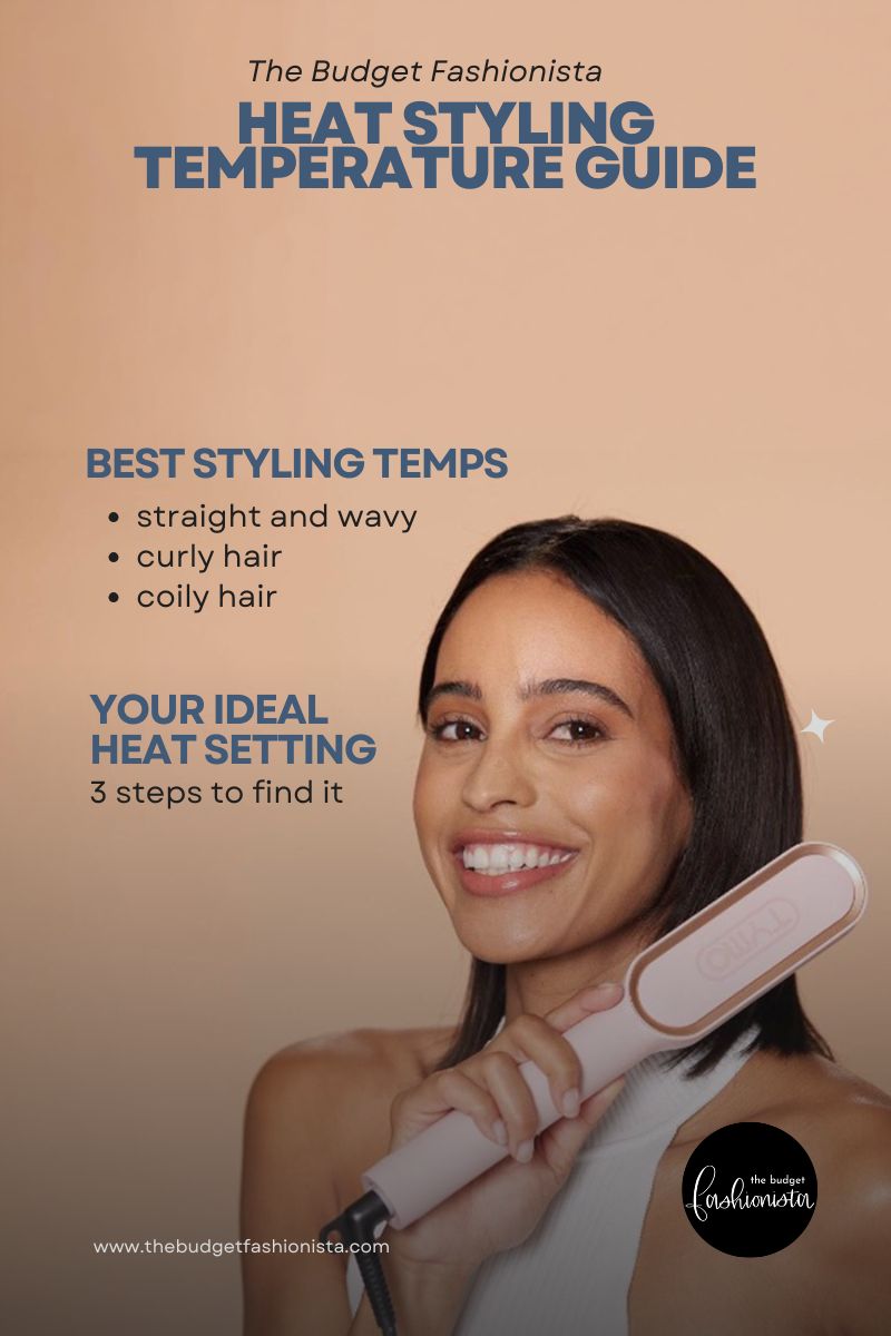 Heat styling temperature guide