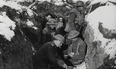 Out in no-man's land the sound and tone of 'battle' on the right is starting to shift