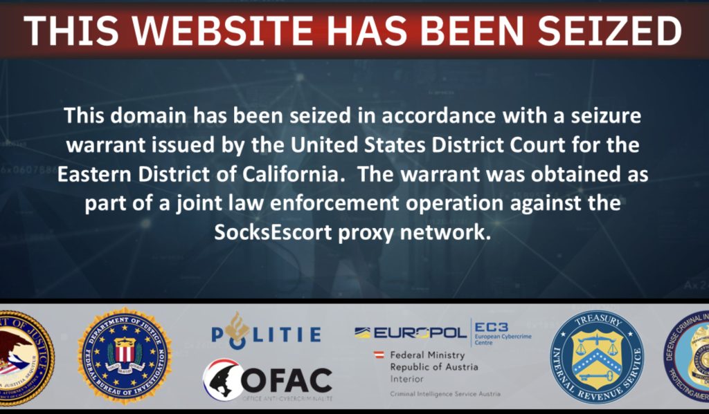 DOJ and Europol Dismantle Crypto-Linked Proxy Network SocksEscort in Joint Action