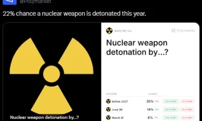 Polymarket archives nuclear market following backlash over war betting - 1