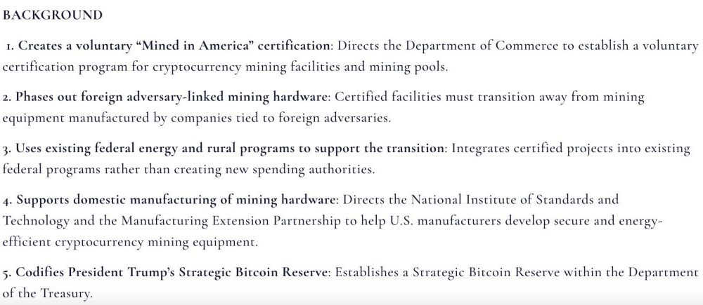 Senators Introduce ‘Mined in America’ Bill to Boost US Bitcoin Mining