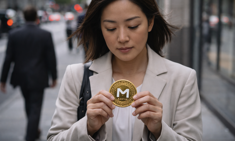 An investor looking at Mantle token