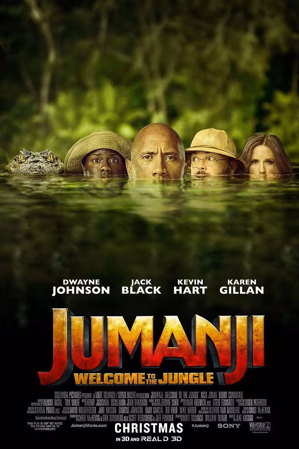 Jumanji Welcome to the Jungle Movie Poster