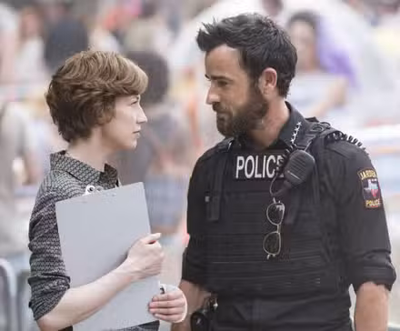Justin Theroux and Carrie Coon in The Leftovers (2014)