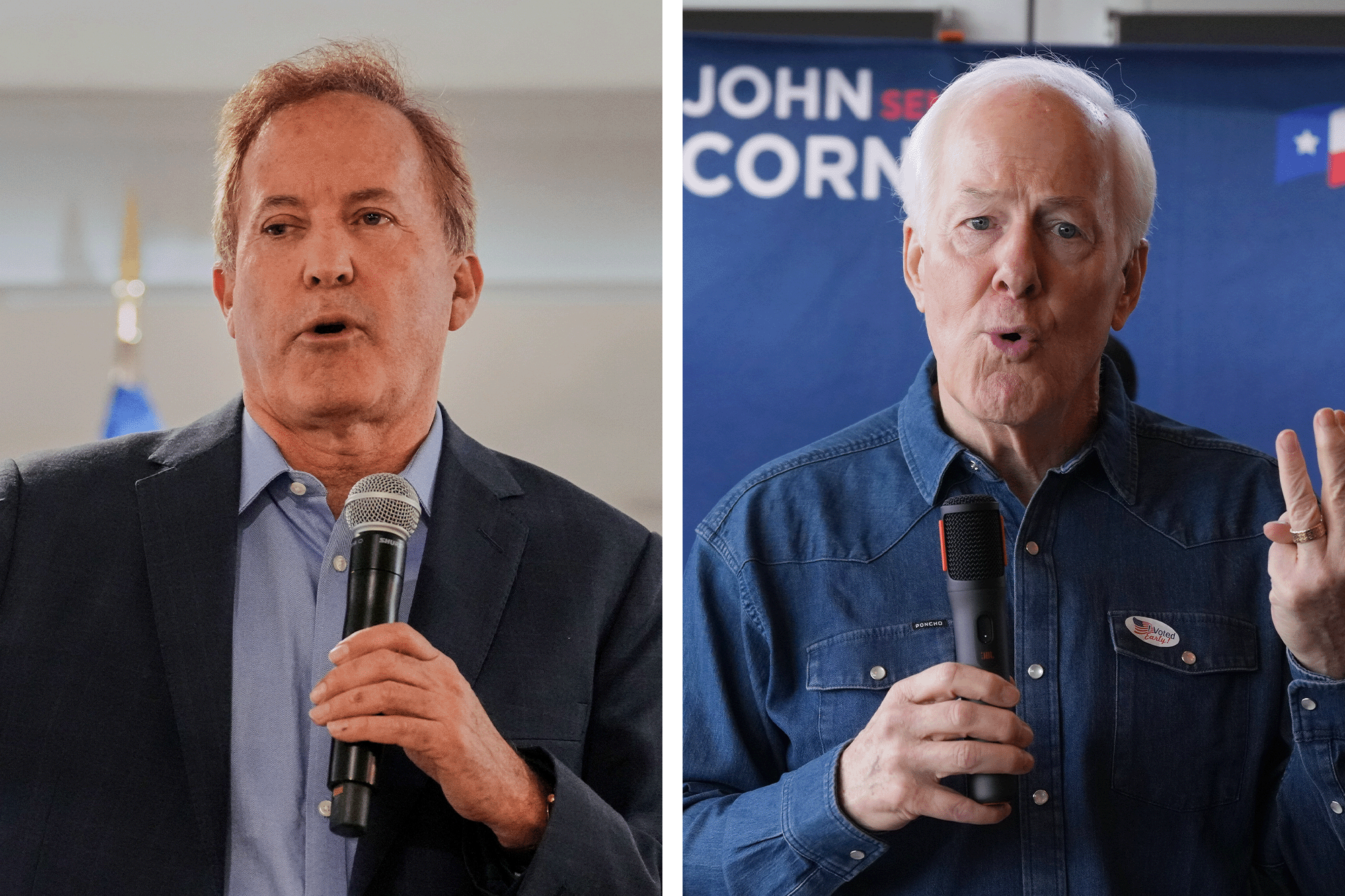 Cornyn, Paxton head to runoff in Texas Senate GOP race