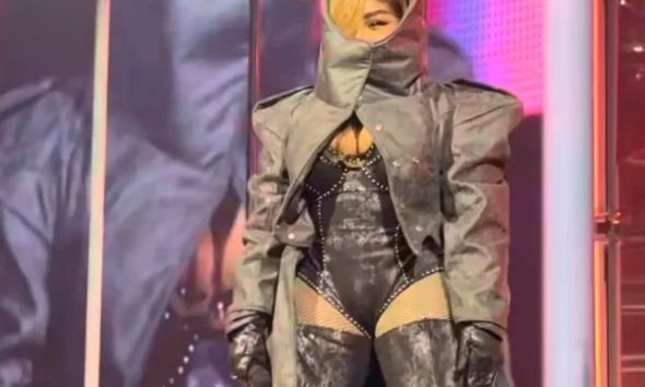 Lil’ Kim Performs Quiet Storm in a Black Sculptural Look at Cardi B’s Sold-Out Little Miss Drama New York Show