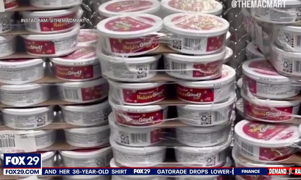 Mystery shipment of 600 French onion dip tubs overwhelms Philadelphia kiosk