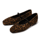 suede leopard Mary Jane