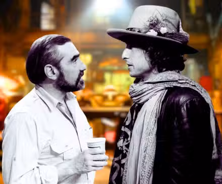 Martin Scorsese and Bob Dylan