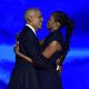 Michele Obama and Barack Obama at the 2024 Democratic National Convention