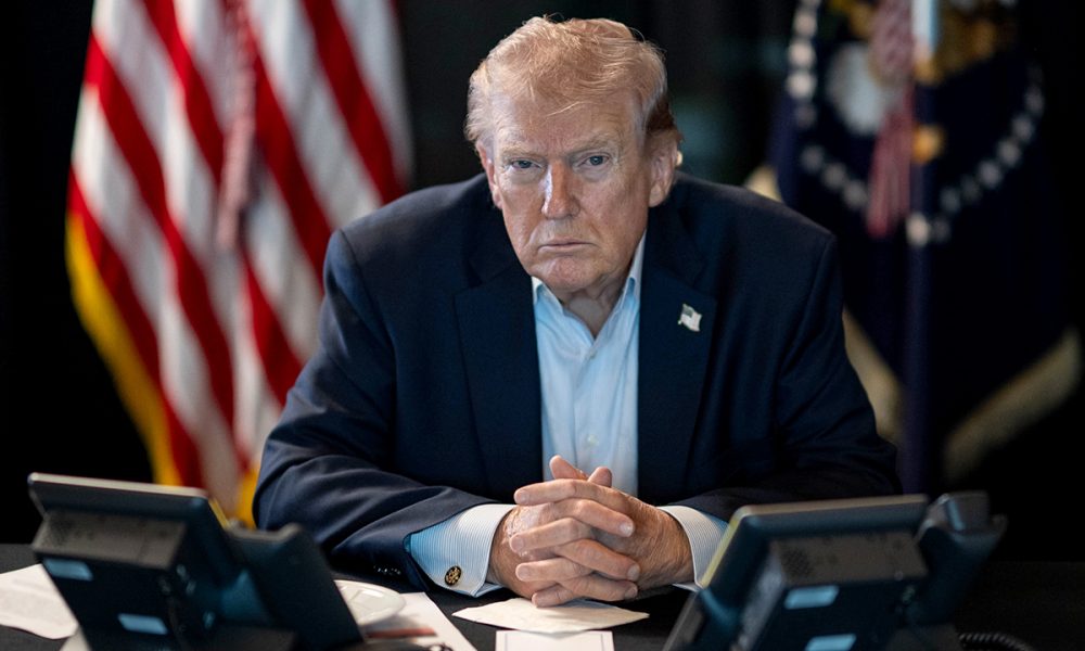 President Trump says oil price surge 'small price to pay' for peace