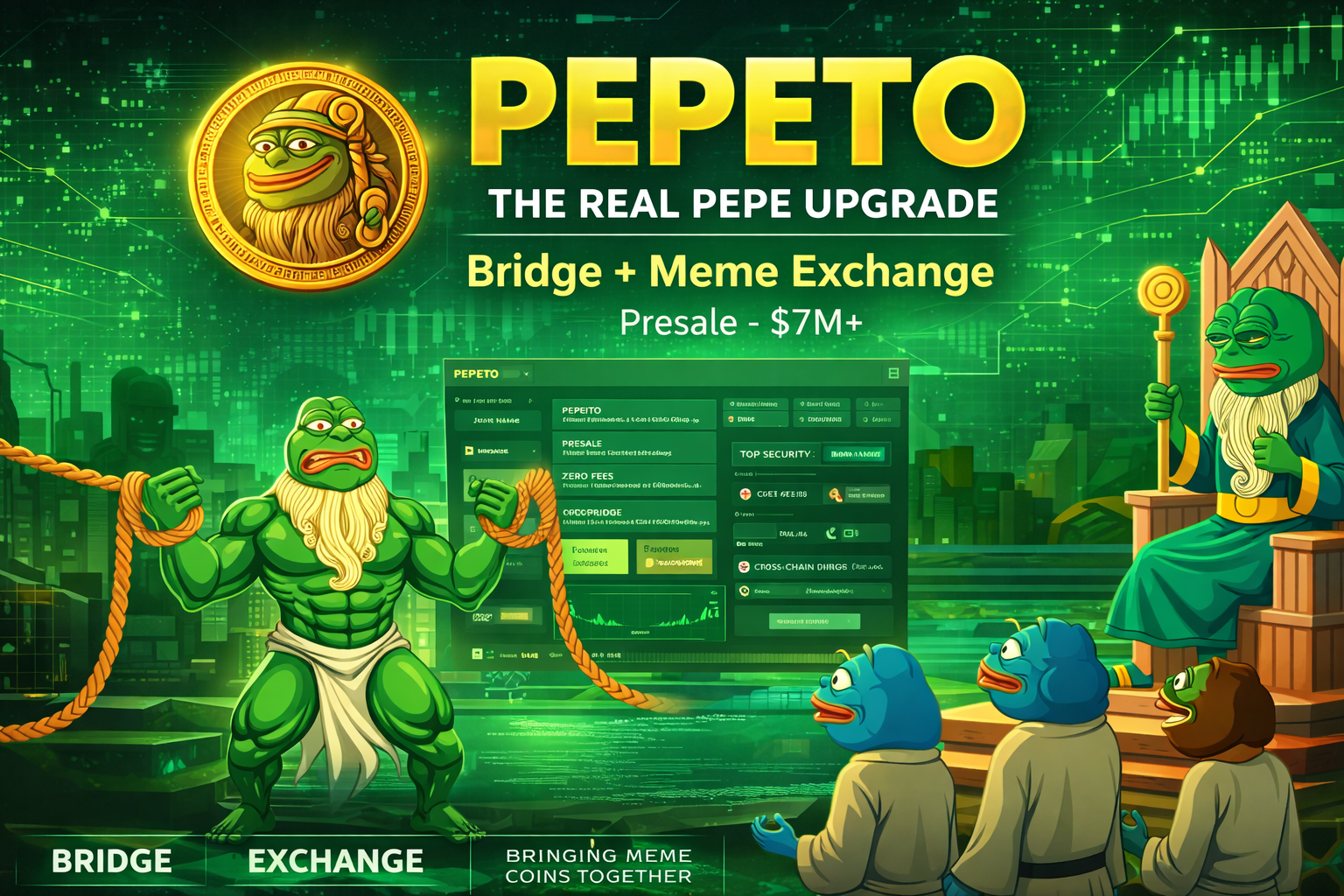 Best Crypto to Buy Now: Pepeto Targets 100x Over DeepSnitch AI and ADA While Harvard and Abu Dhabi’s Mubadala Adopt Crypto ETPs