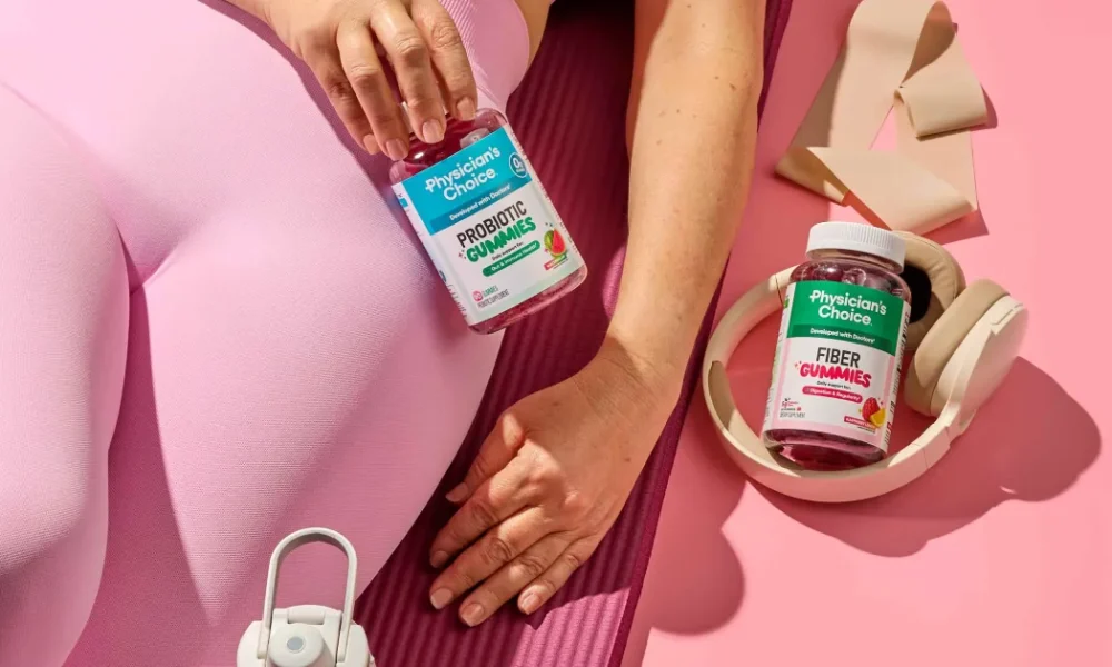 Physician’s Choice Gut Gummies — No Sugar Probiotic & Fiber