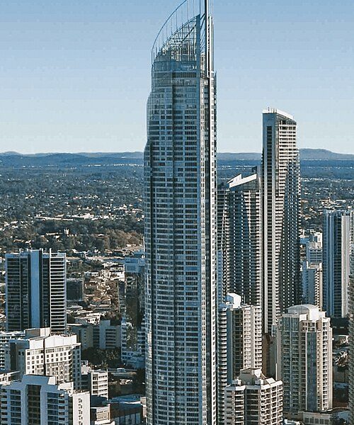 Q1 Tower is the second-tallest skyscraper in the Southern Hemisphere