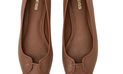 brown ballet flats