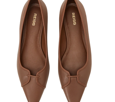 brown ballet flats