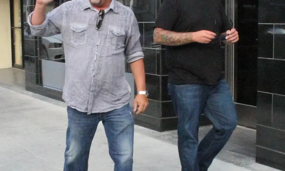 PAWN STARS RICK AND COREY HARRISON OUT IN BEVERLY HILLS