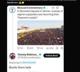 Tommy Robinson is opening his fool mouth again