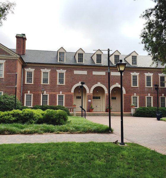 Rollins Hall along the Williamsburg Lawn