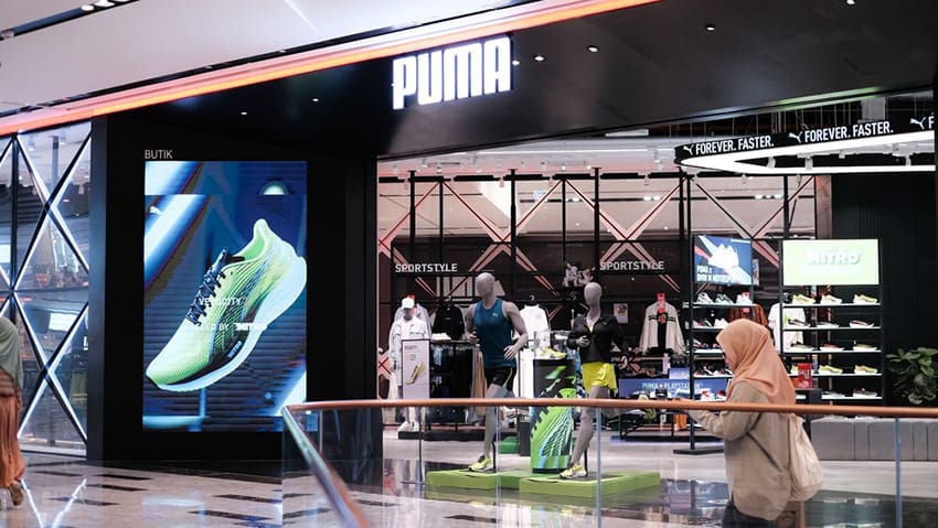 Frasers Group builds 6% stake in Puma as Mike Ashley targets turnaround at struggling sportswear brand