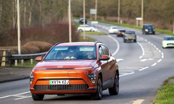UK new car sales hit 20-year February high as electric vehicle market share falls