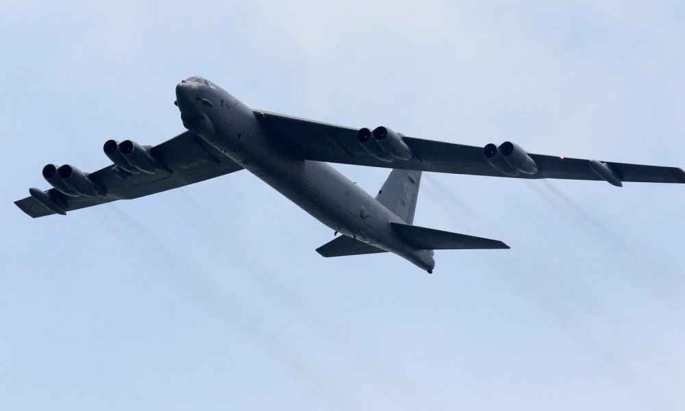 While the original B-52 first flew in the 1950s, the H model started being used in the 1960s. Pic: Reuters