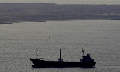 A cargo ship approaches Dubai. File pic: AP