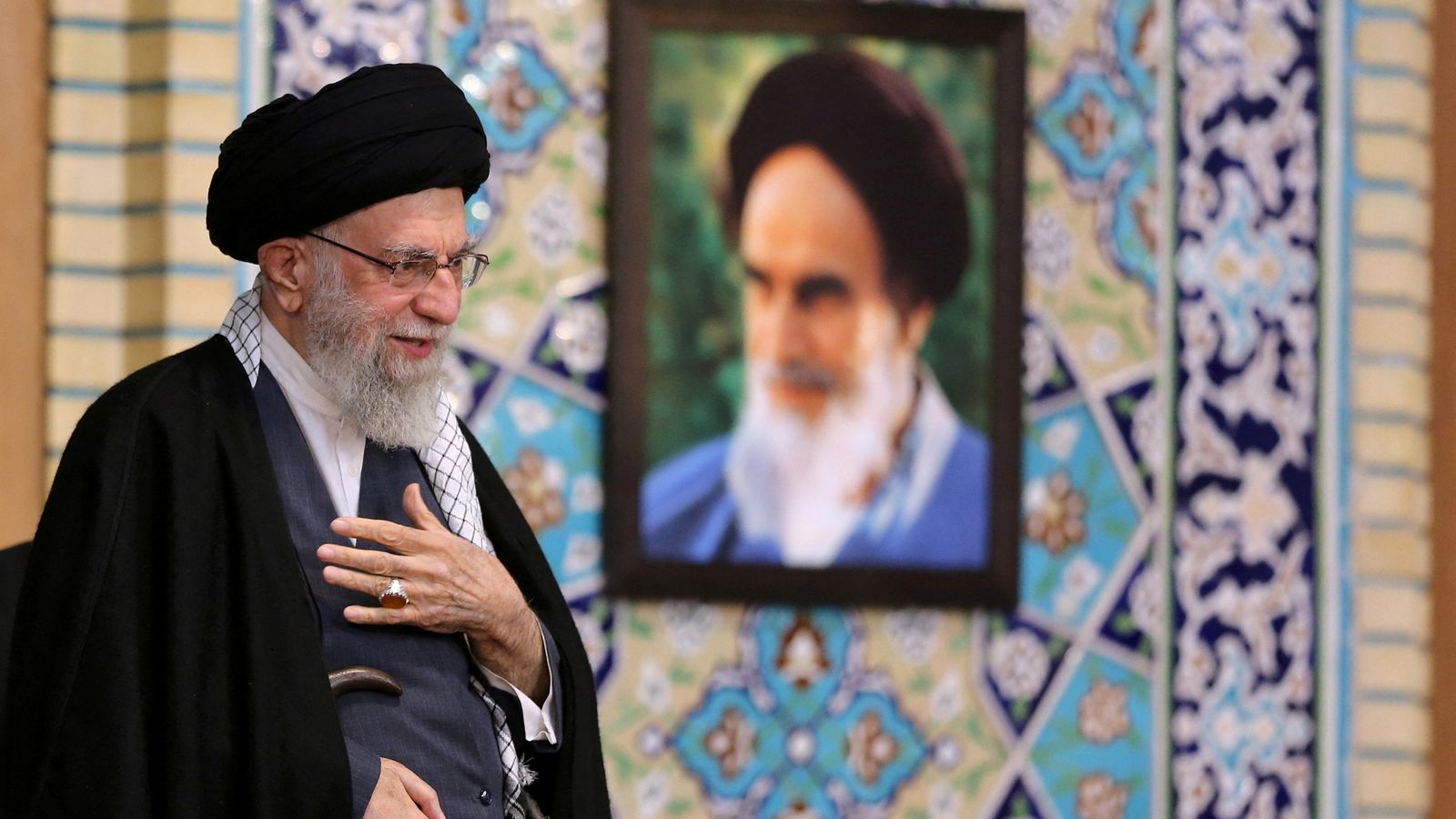 Iran's late Supreme Leader Ayatollah Ali Khamenei Pic: Reuters