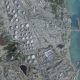 A satellite image shows an oil terminal at Kharg Island, Iran. Pic: Planet Labs PBC/Reuters