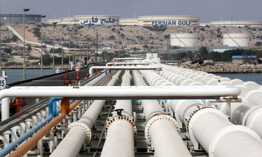 The Kharg Island oil terminal. File pic: Abedin Taherkenareh/EPA/Shutterstock