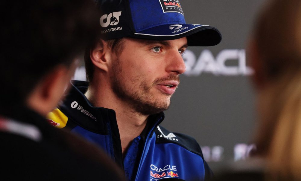 Max Verstappen demanded that a reporter leave the room. Pic: Reuters