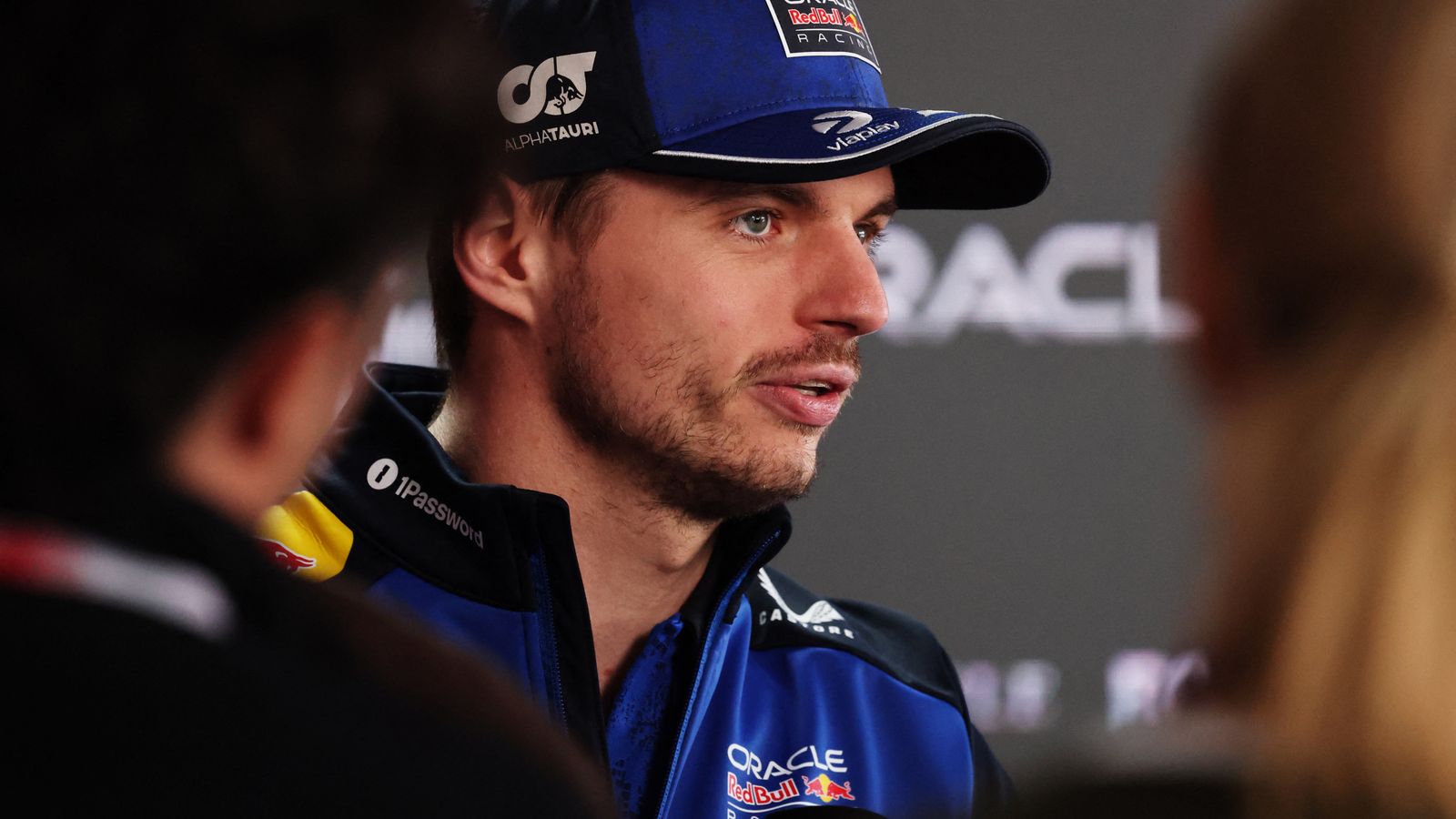 Max Verstappen demanded that a reporter leave the room. Pic: Reuters