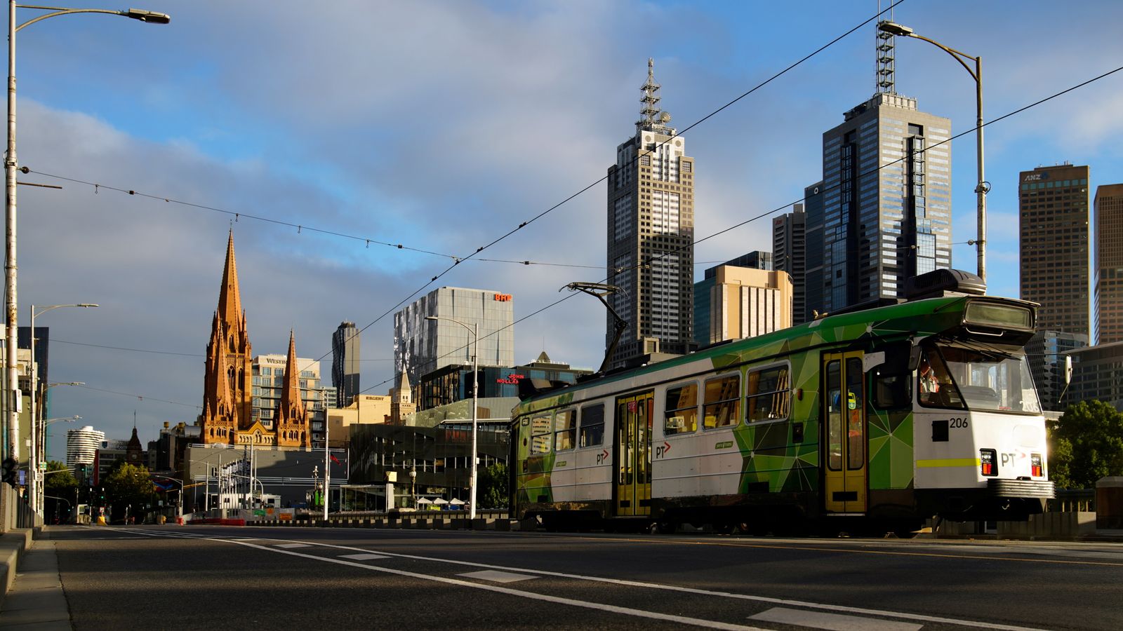 Trams, trains and buses will be free for a month in Victoria. Pic: AP