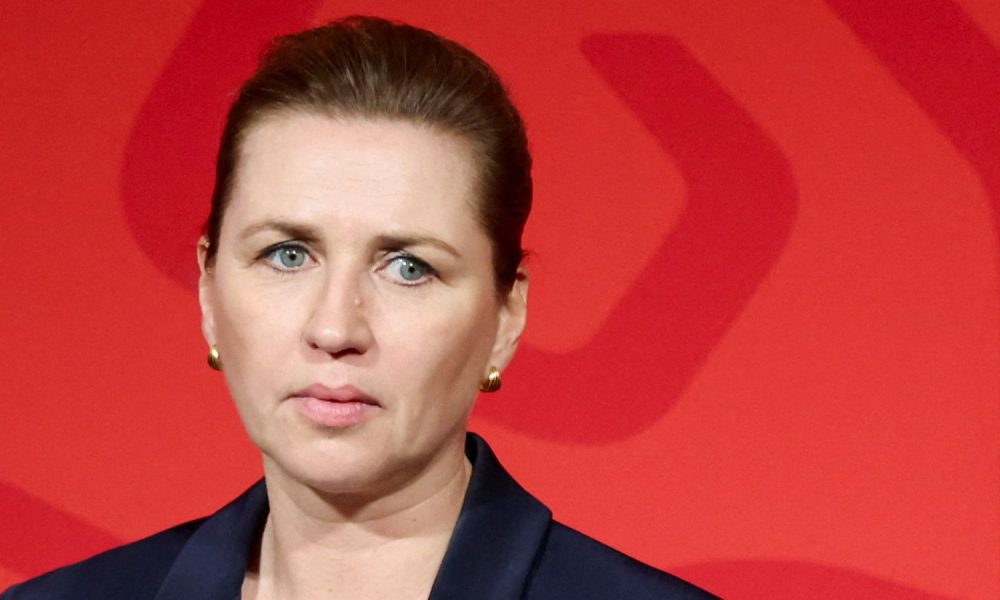 Mette Frederiksen, pictured after Tuesday's election. Pic: Reuters