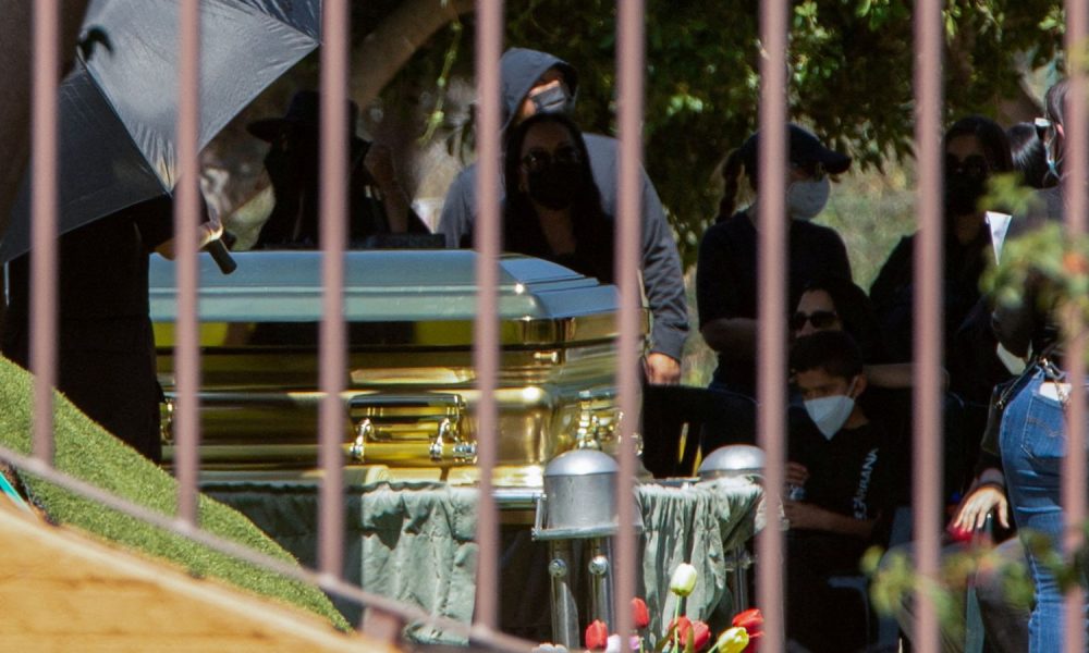 Cervantes's casket. Pic: Reuters