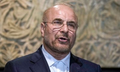 Iran's parliament speaker Mohammad Bagher Ghalibaf. Pic: AP