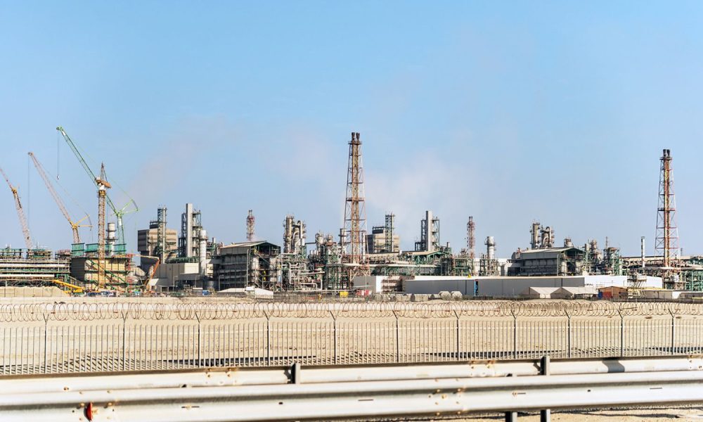 Gas production facilities are seen in Qatar. Pic: iStock