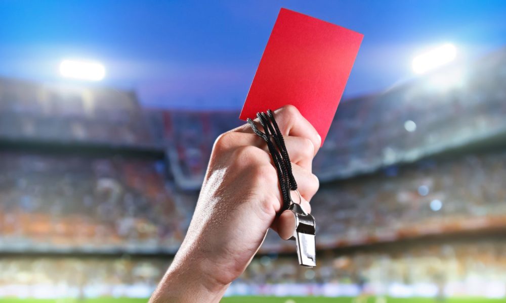 Footballers who cover mouths during on-pitch rows should be sent off, says FIFA boss | World News