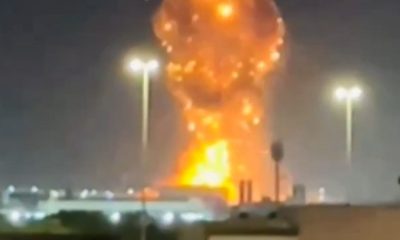 An Iranian missile attack on Saudi energy facilities