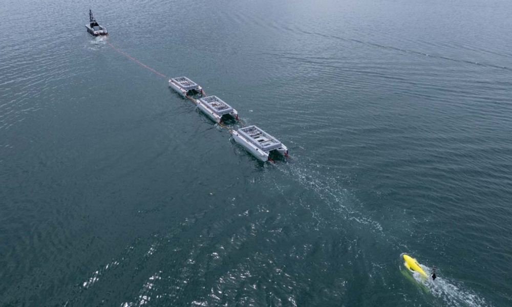 The Sweep system in use. Pic: Ministry of Defence