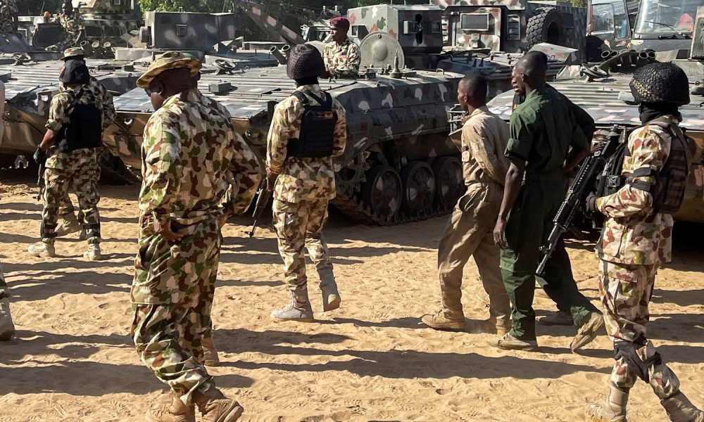 Nigerian troops pictured on deployment last year, not involved in the current incident. File pic: Reuters