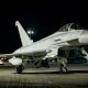 A Typhoon jet is prepared for defensive operations across the Middle East. Pic: MoD