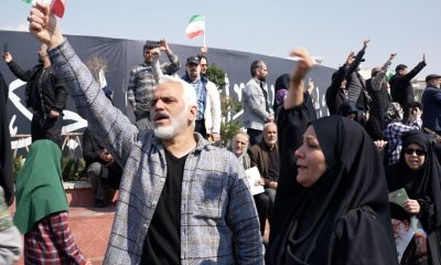 Iranians out in strength as thousands attend funeral for security chief Larijani and crew of sunken navy ship | World News
