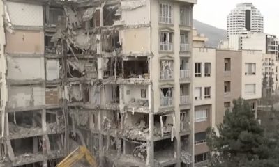 Tel Aviv Struck by 220-Pound Iranian Missile Warhead as Barrage