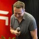 Tesla CEO Elon Musk speaks about new Autopilot features during a Tesla event in Palo Alto, California October 14, 2015.