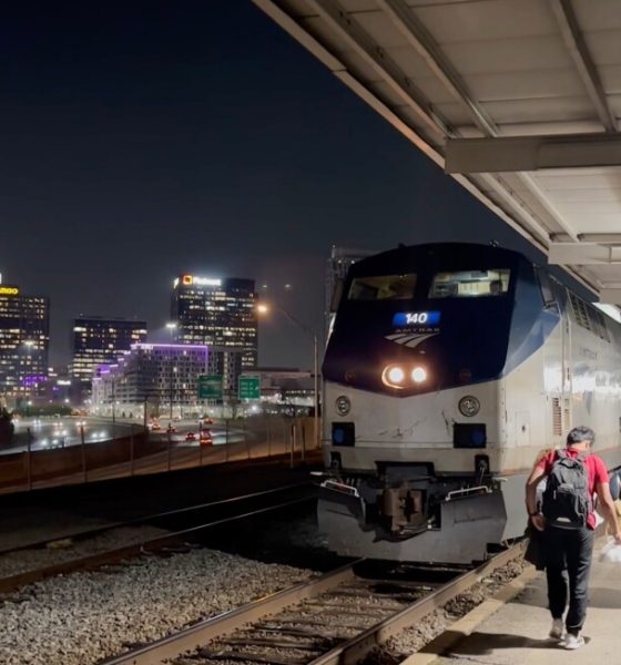 A view of America from the tracks as airports struggle in the shutdown