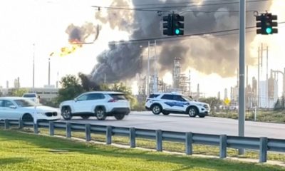 Fire out and shelter order lifted after Texas oil refinery explosion