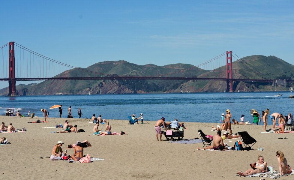 San Francisco sizzles in March as a winter heat wave bakes the US West