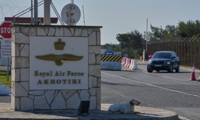 Britain says it's not at war after a drone strikes its Akrotiri base in Cyprus